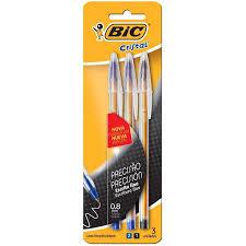 CANETA BIC PONTA FINA PCT 3UN 