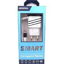 CARREGADOR RAPIDO USB SMART LEV V8 USB TIPO C 