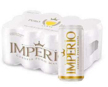 CERVEJA IMPERIO PILSEN LT 350ML PACK ECONOMICO 15UN 