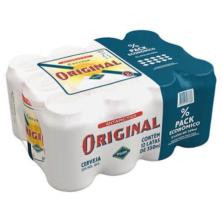 CERVEJA ORIGINAL LT 350ML PACK ECONOMICO 12UN 