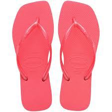 CHINELO HAVAIANAS SLIM SQUARE PAR CORAL TROPICAL 41/42