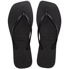 CHINELO HAVAIANAS SLIM SQUARE PAR PRETA 41/42