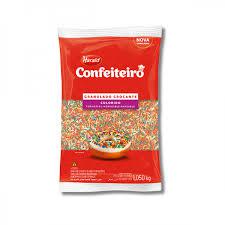 CHOCOLATE GRANULADO COLORIDO CONFEITEIRO PCT 1.010KG 