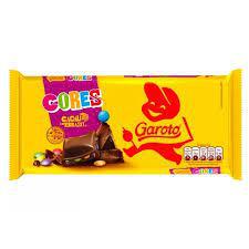 CHOCOLATE TABLETE GAROTO PCT 80GR CORES