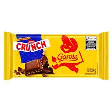 CHOCOLATE TABLETE GAROTO PCT 80GR CRUNCH