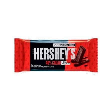 CHOCOLATE TABLETE HERSHEYS PCT 75GR 40% CACAU MEIO AMARGO