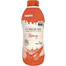 COBERTURA SORVETE MARVI FR 1.01KG MORANGO
