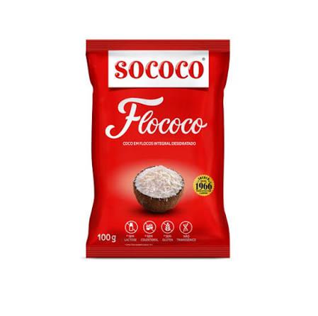 COCO RALADO FLOCOS FLOCOCO SOCOCO PCT 100GR 