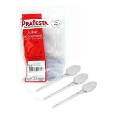 COLHER REFEICAO PRAFESTA PCT 50UN CRISTAL 