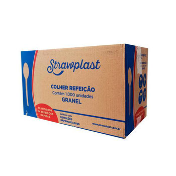 COLHER SUNDAY SERT PLAST CX 1000 UN 