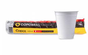 COPO DESCARTAVEL 180ML COPOPLAST PCT 100UN 