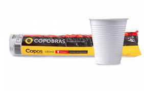 COPO DESCARTAVEL 180ML COPOPLAST PCT 100UN 