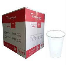COPO DESCARTAVEL 440ML PP CRISTAL PCT 50UN (CX 20X50UN)