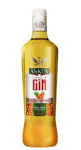 COQUETEL GIN ASKOV VD 900ML FRUTAS TROPICAIS