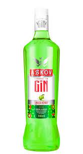 COQUETEL GIN ASKOV VD 900ML MACA VERDE