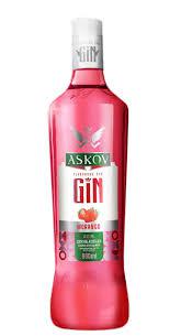 COQUETEL GIN ASKOV VD 900ML MORANGO