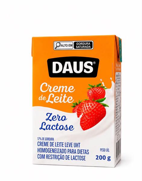 CREME DE LEITE DAUS CX 200GR ZERO LACTOSE