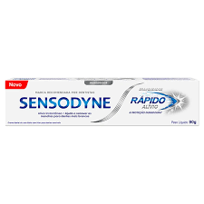 CREME DENTAL SENSODYNE CX 90GR BRANQUEADOR RAPIDO ALIVIO