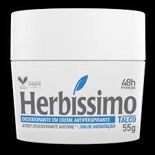 DESODORANTE EM CREME HERBISSIMO PT 55GR TALCO