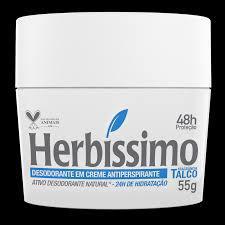 DESODORANTE EM CREME HERBISSIMO PT 55GR TALCO