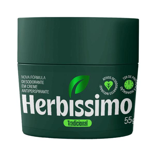 DESODORANTE EM CREME HERBISSIMO PT 55GR TRADICIONAL