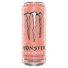 ENERGETICO MONSTER LT 473ML ULTRA PEACHY KEEN ZERO