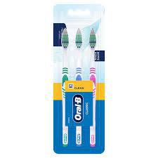 ESCOVA DENTAL ORAL B CLASSIC CLEAN PCT 3UN MACIA