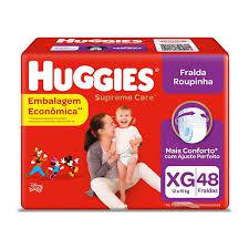 FRALDA INFANTIL HUGGIES ROUPINHA PCT 48UN XG 