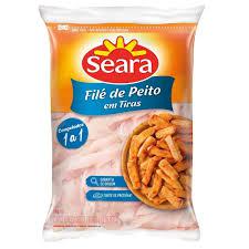 FRANGO CONG. SEARA FILE DE PEITO EM TIRAS IQF 1KG 