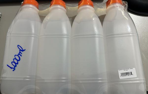 GARRAFA DESCARTAVEL 1000ML PCT 4UN 