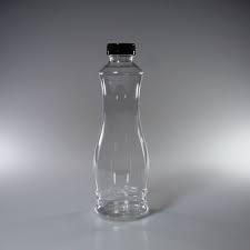 GARRAFA PET TRANSP 0800ML TP PRETA PCT 4UN 