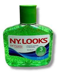 GEL FIXADOR CABELOS NY LOOKS PT 240GR FATOR 3 