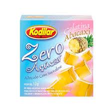 GELATINA ZERO KODILAR PCT 12GR ABACAXI