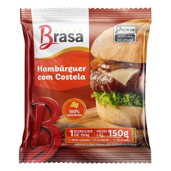 HAMBURGUER COSTELA BRASA 150GR PCT 1UN 