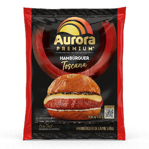 HAMBURGUER TOSCANA AURORA 150GR PCT 1UN 