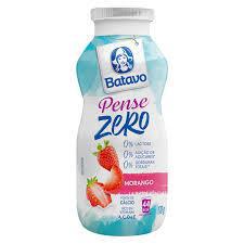 IOGURTE LIQUIDO BATAVO PENSE ZERO FR 170GR MORANGO 