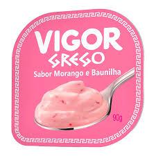 IOGURTE GREGO VIGOR 90GR MORANGO E BAUNILHA