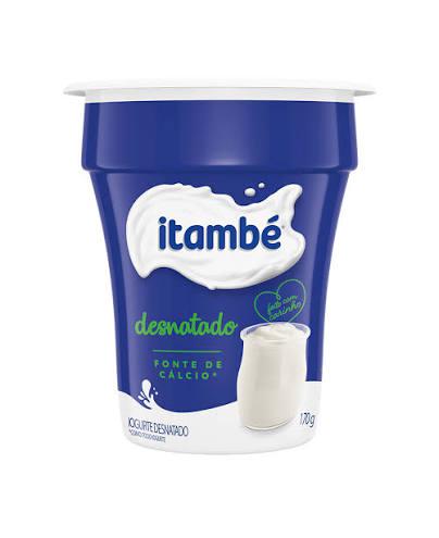 IOGURTE NATURAL ITAMBE PT 170GR DESNATADO