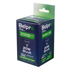 LAMPADA LED BELPRO 20W BIVOLT BRANCA 