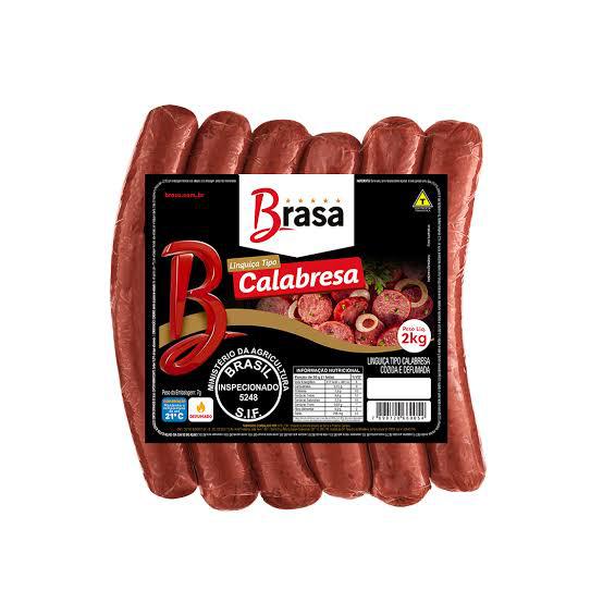 LINGUICA CALABRESA RETA BRASA PCT 2KG 
