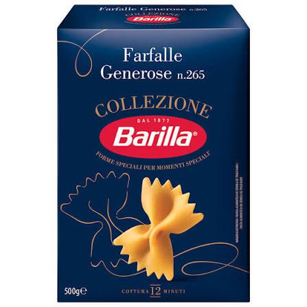MACARRAO BARILLA COLLEZIONE CX 500GR FARFALLE GENEROSE