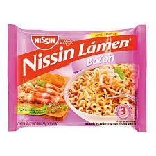 MACARRAO INSTANT. LAMEN NISSIN PCT 85GR BACON