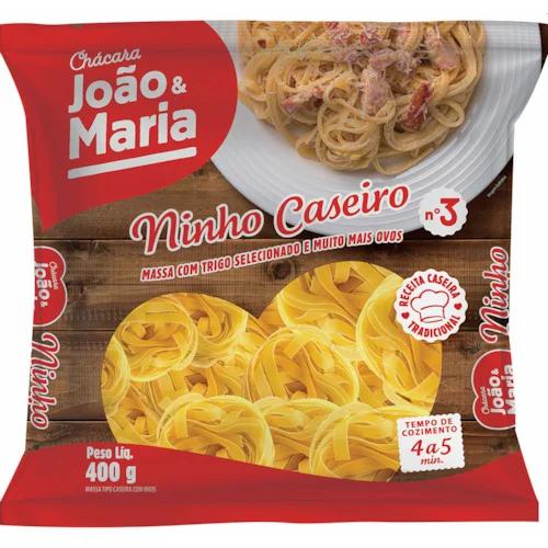 MACARRAO JOAO E MARIA PCT 400GR NINHO N.02 