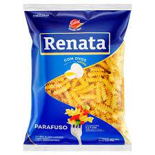 MACARRAO RENATA OVOS PCT 500GR PARAFUSO