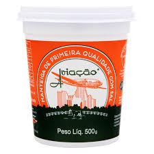 MANTEIGA AVIACAO PT 500GR COM SAL