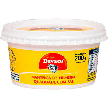 MANTEIGA DAVACA PT 200GR COM SAL