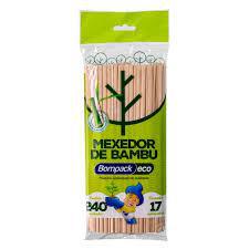 MEXEDOR DE CAFE BOMPACK BAMBU 17CM PCT 240UN 