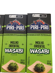 MOLHO WASABI PIRI PIRI BISNAGA 60GR 