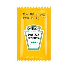 MOSTARDA SACHE HEINZ CX 144X5GR 