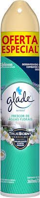 ODORIZADOR AEROSOL GLADE FR 360ML FRESCOR AGUAS FLORAIS